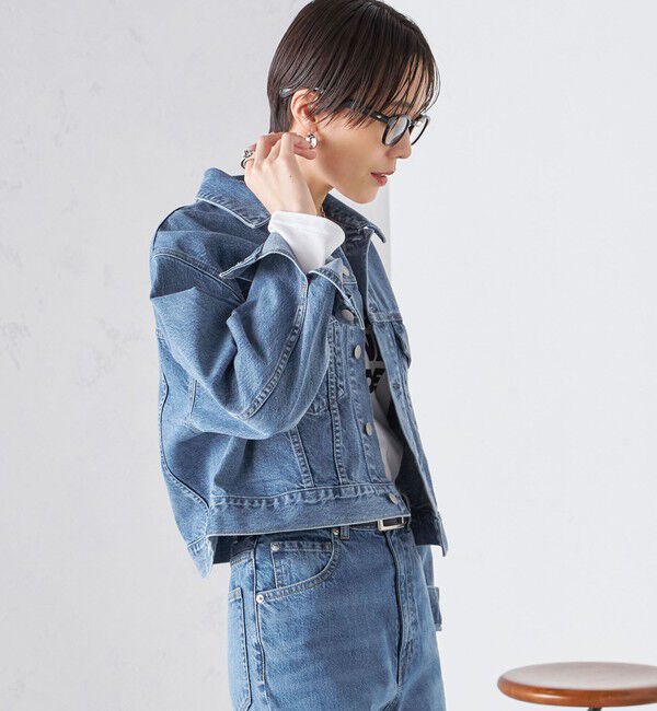 SHIPS for women「〈洗濯機可能〉クロップド デニム ジャケット 24SS ◇」|その他|