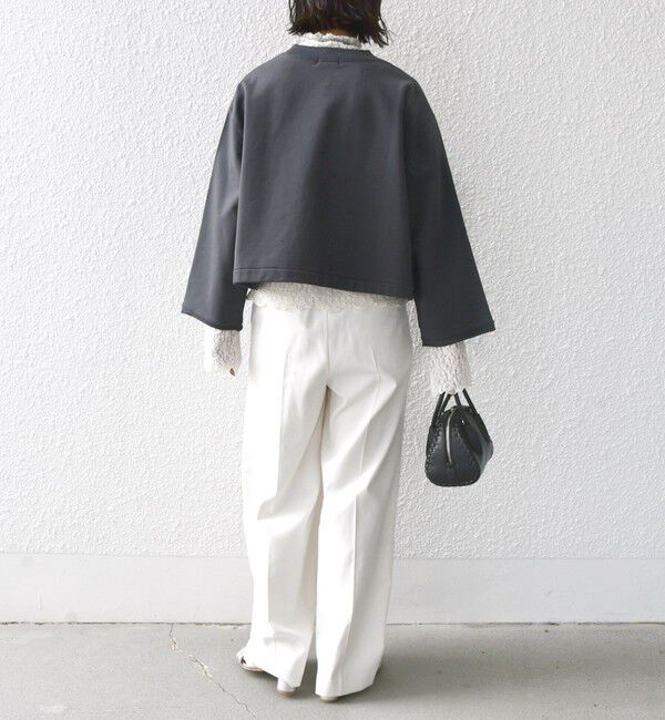 SHIPS for women「* 〈洗濯機可能〉ベア 裏毛 刺繍 ロゴ プルオーバー 24SS ◇」|Tシャツ・カットソー|