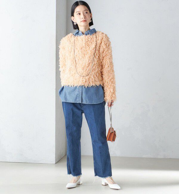 SHIPS for women「〈手洗い可能〉フェザー ヤーン プルオーバー 24SS ◇」|プルオーバー|