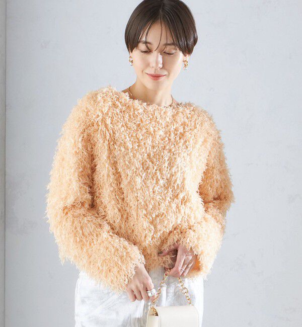 SHIPS for women「〈手洗い可能〉フェザー ヤーン プルオーバー 24SS ◇」|プルオーバー|