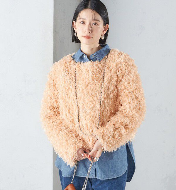 SHIPS for women「〈手洗い可能〉フェザー ヤーン プルオーバー 24SS ◇」|プルオーバー|