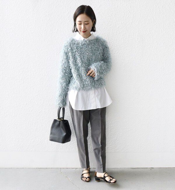 SHIPS for women「〈手洗い可能〉フェザー ヤーン プルオーバー 24SS ◇」|プルオーバー|