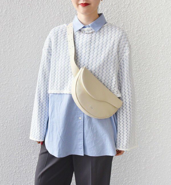 SHIPS for women「* 〈手洗い可能〉バルファス レース ショート プルオーバー 24SS ◇」|Tシャツ・カットソー|ライトホワイト