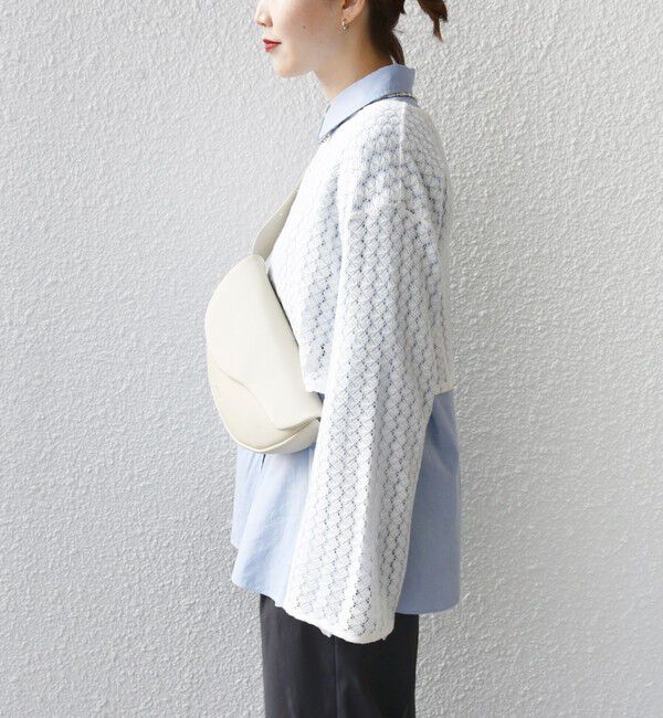 SHIPS for women「* 〈手洗い可能〉バルファス レース ショート プルオーバー 24SS ◇」|Tシャツ・カットソー|