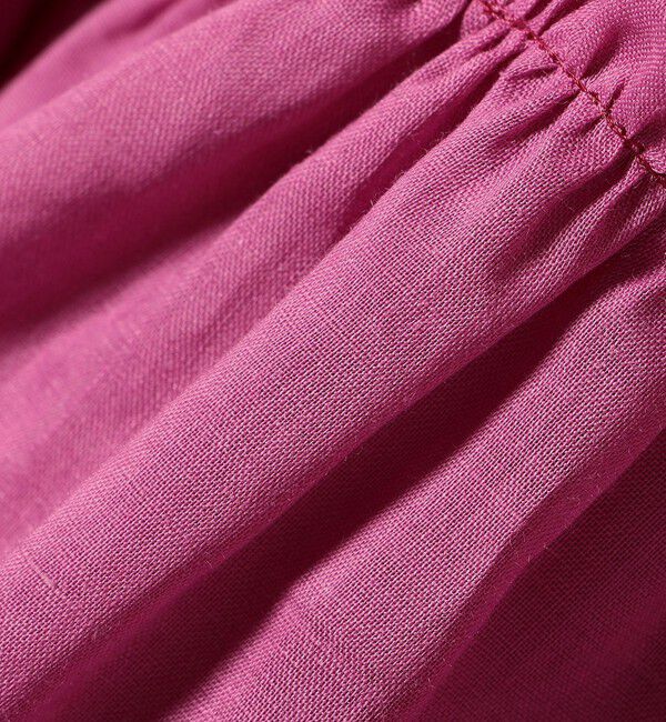 SHIPS for women「*〈手洗い可能〉ペーパー リネン フリル 羽織 ブラウス」|シャツ・ブラウス|