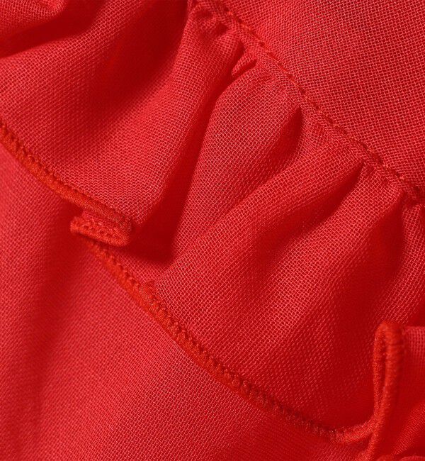 SHIPS for women「* 〈手洗い可能〉強撚 コットン シアー ボイル フリル ブラウス ◇」|シャツ・ブラウス|