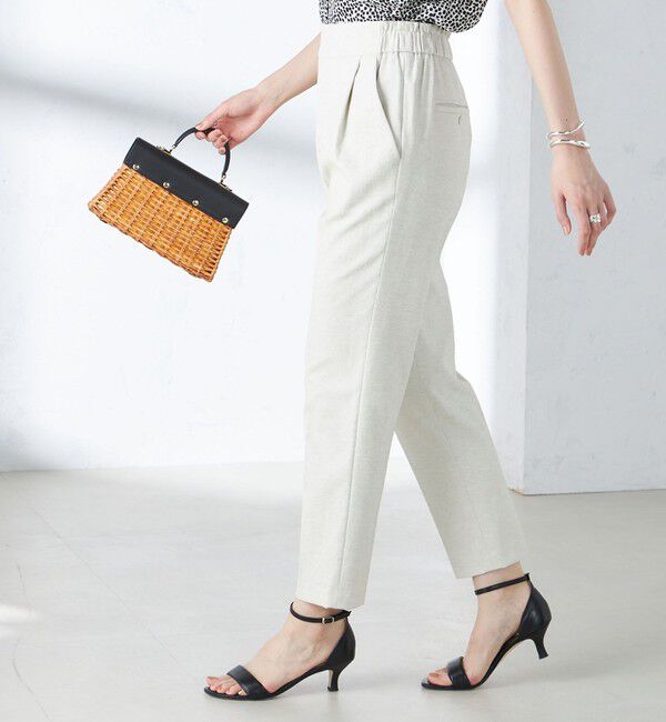 SHIPS for women「〈手洗い可能／UVカット〉ドライ オックス テーパード パンツ」|その他|