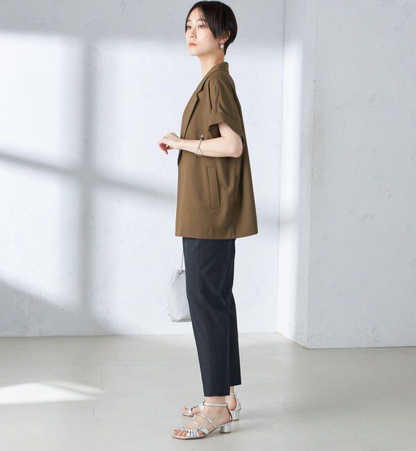 SHIPS for women「〈手洗い可能／UVカット〉ドライ オックス テーパード パンツ」|その他|