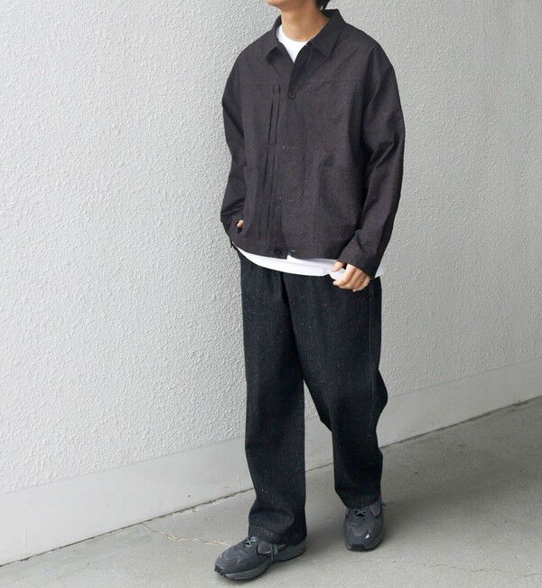 SHIPS any「SHIPS any: フリーサイズ  カラー/ネップ  デニム イージーパンツ (ユニセックス)◇」|デニム|