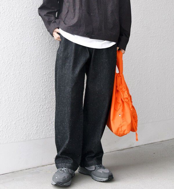 SHIPS any「SHIPS any: フリーサイズ  カラー/ネップ  デニム イージーパンツ (ユニセックス)◇」|デニム|