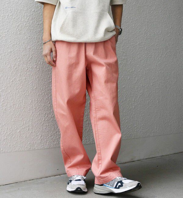 SHIPS any「SHIPS any: フリーサイズ  カラー/ネップ  デニム イージーパンツ (ユニセックス)◇」|デニム|