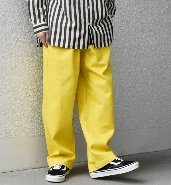 SHIPS any「SHIPS any: フリーサイズ  カラー/ネップ  デニム イージーパンツ (ユニセックス)◇」|デニム|