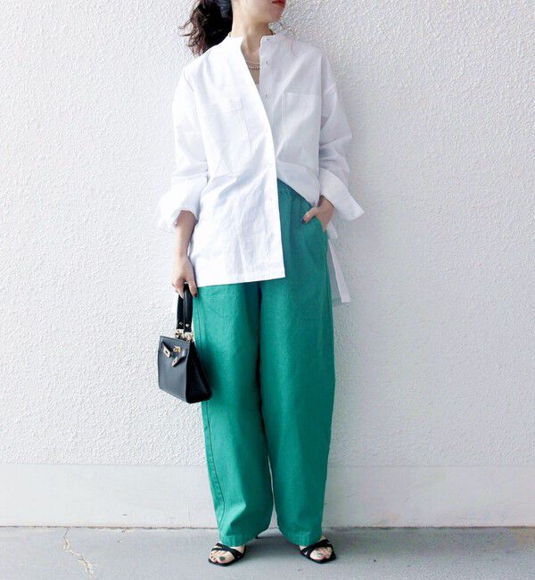 SHIPS any「SHIPS any: フリーサイズ  カラー/ネップ  デニム イージーパンツ (ユニセックス)◇」|デニム|