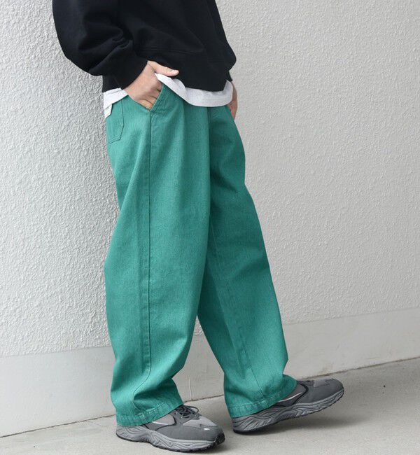 SHIPS any「SHIPS any: フリーサイズ  カラー/ネップ  デニム イージーパンツ (ユニセックス)◇」|デニム|