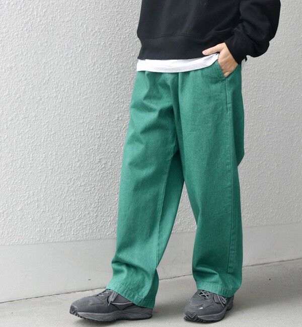 SHIPS any「SHIPS any: フリーサイズ  カラー/ネップ  デニム イージーパンツ (ユニセックス)◇」|デニム|