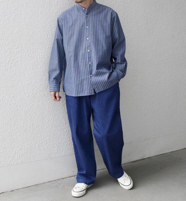 SHIPS any「SHIPS any: フリーサイズ  カラー/ネップ  デニム イージーパンツ (ユニセックス)◇」|デニム|