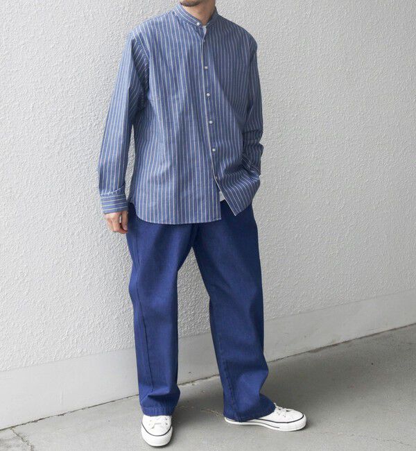 SHIPS any「SHIPS any: フリーサイズ  カラー/ネップ  デニム イージーパンツ (ユニセックス)◇」|デニム|