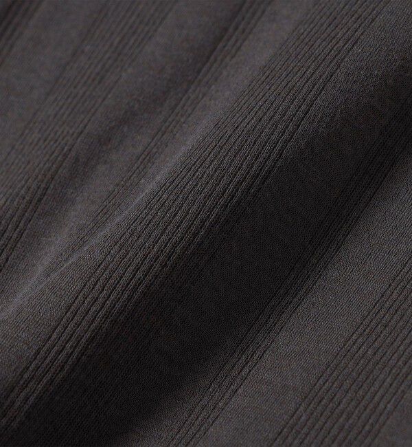 SHIPS any「SHIPS any:〈洗濯機可能〉シアー リブ ロング スリーブ クルーネック TEE」|Tシャツ・カットソー|