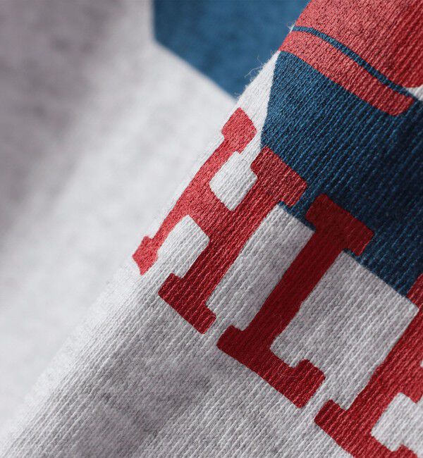 SHIPS any「【SHIPS any別注】KNiTS:〈洗濯機可能〉ラウンドヘム プリント ショート TEE」|Tシャツ・カットソー|