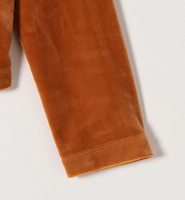 SHIPS any「SHIPS any:〈洗濯機可能〉ポリエステル ベロア コンパクト スナップ カーディガン」|カーディガン|