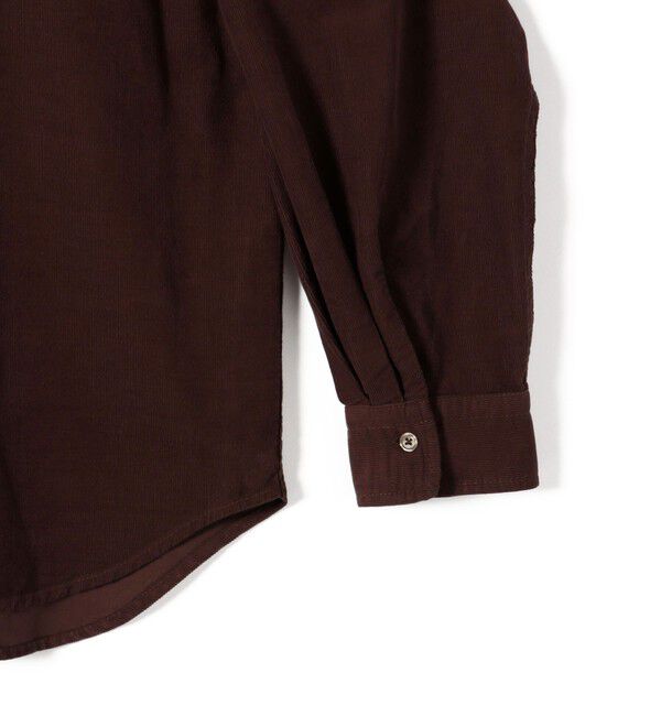 SHIPS for women「【WEB限定】〈洗濯機可能〉コーデュロイ ギャザー シャツ 羽織」|シャツ・ブラウス|