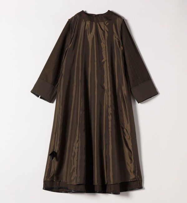 SHIPS any「SHIPS any: ヘリンボーン パイピング フレア ワンピース」|ワンピース|