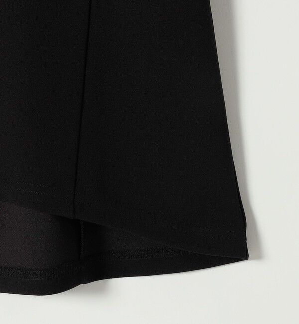 quaranciel「《予約》quaranciel:〈洗濯機可能〉カットジョーゼット Vネック ジップ カーディガン」|カーディガン|