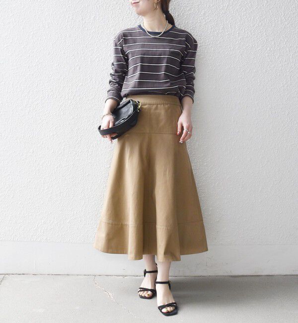 SHIPS any「《予約》SHIPS any:〈洗濯機可能〉マルチボーダー リンガー ロンTEE」|Tシャツ・カットソー|