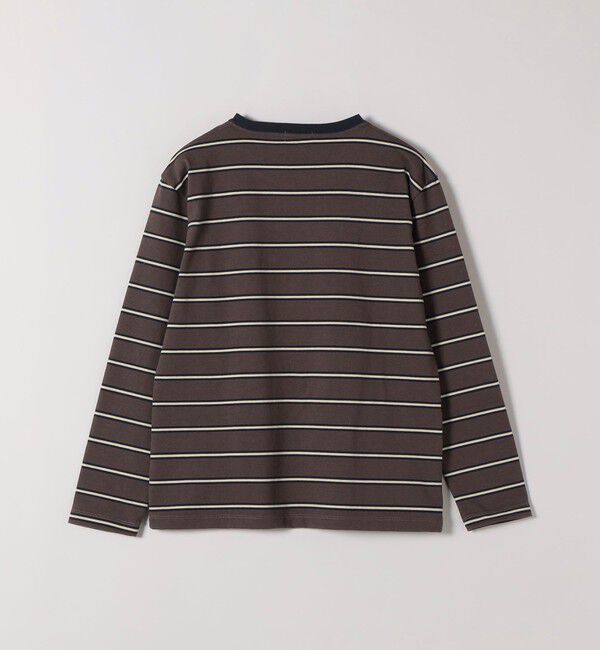 SHIPS any「《予約》SHIPS any:〈洗濯機可能〉マルチボーダー リンガー ロンTEE」|Tシャツ・カットソー|