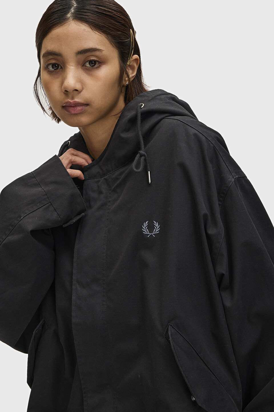FRED PERRY 「Oversized Fishtail Parka Jacket」|ミリタリー・モッズコート|