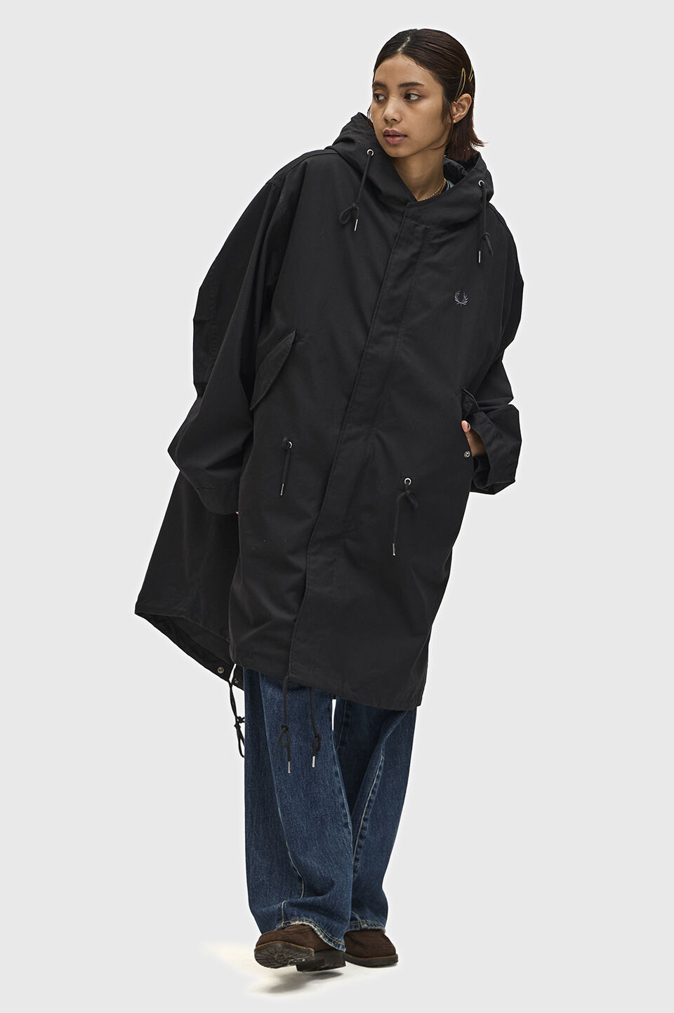 FRED PERRY 「Oversized Fishtail Parka Jacket」|ミリタリー・モッズコート|
