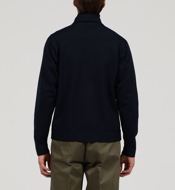 TOMORROWLAND MENS「TOMORROWLAND tricot ウールシルクミラノリブ ニットGジャン」|ニット・セーター|