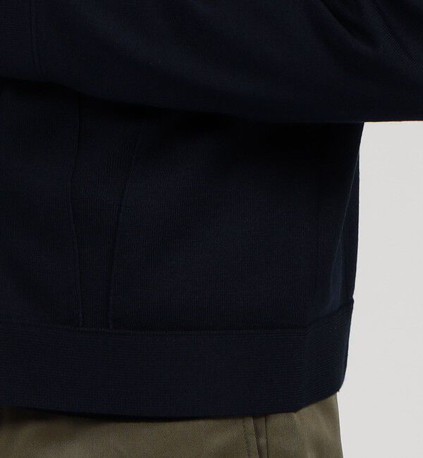 TOMORROWLAND MENS「TOMORROWLAND tricot ウールシルクミラノリブ ニットGジャン」|ニット・セーター|