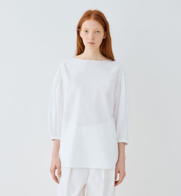 GALERIE VIE「プレミアムオックス スリーブタックブラウス」|シャツ・ブラウス|