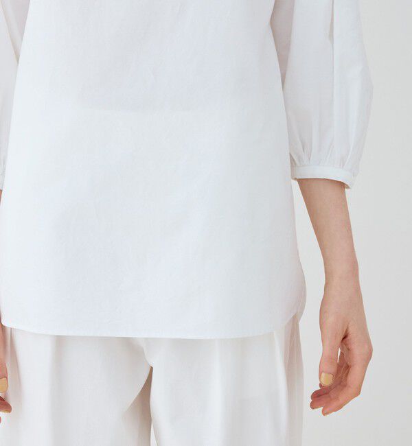 GALERIE VIE「プレミアムオックス スリーブタックブラウス」|シャツ・ブラウス|