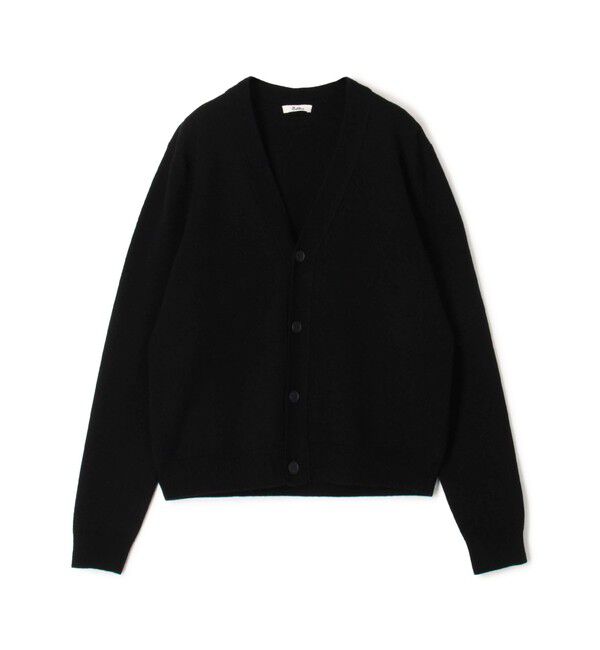 Edition「エクストラファインウール Vネックカーディガン」|カーディガン|19 ブラック