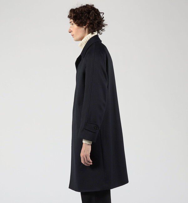 TOMORROWLAND MENS「SUPER160&rsquo;Sウール バルカラーコート」|ステンカラーコート|
