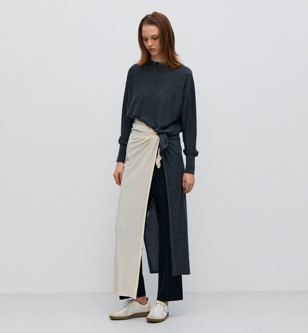 BACCA「スパークルファインウール ニットスカーフ」|バンダナ・スカーフ|