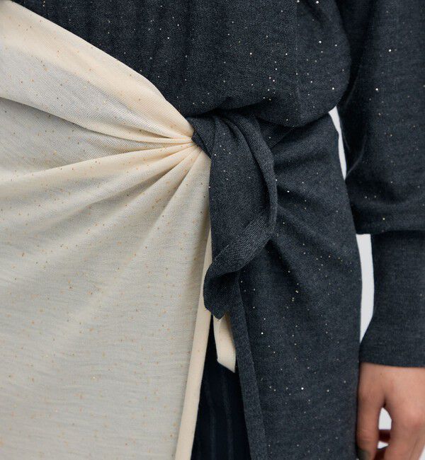 BACCA「スパークルファインウール ニットスカーフ」|バンダナ・スカーフ|