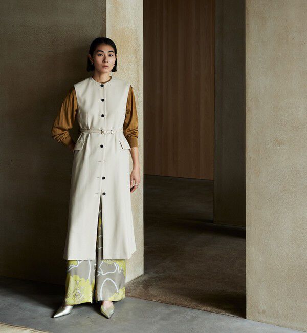 TOMORROWLAND collection「ブロークンオックス ジレワンピース」|ワンピース|