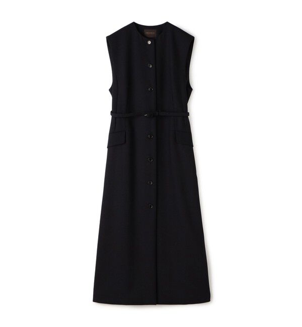 TOMORROWLAND collection「ブロークンオックス ジレワンピース」|ワンピース|69 ネイビー