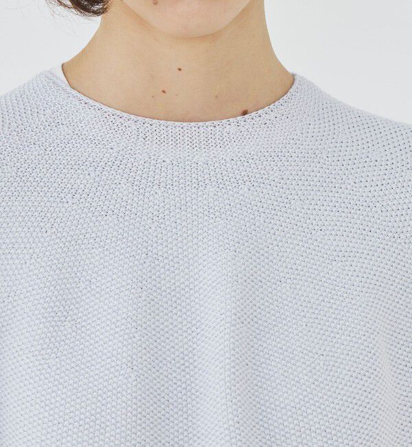 GALERIE VIE「コットンカノコ バックジッププルオーバー」|ニット・セーター|