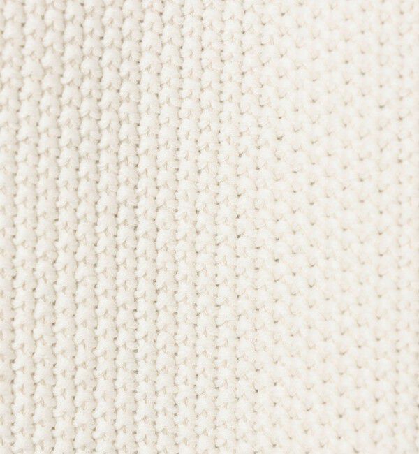 GALERIE VIE「コットンカノコ バックジッププルオーバー」|ニット・セーター|