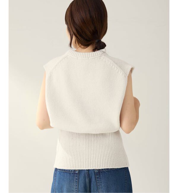 Plage「R&rsquo;IAM ローゲージニットベスト」|ニット・セーター|