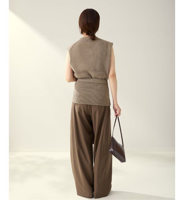 Plage「R&rsquo;IAM ローゲージニットベスト」|ニット・セーター|