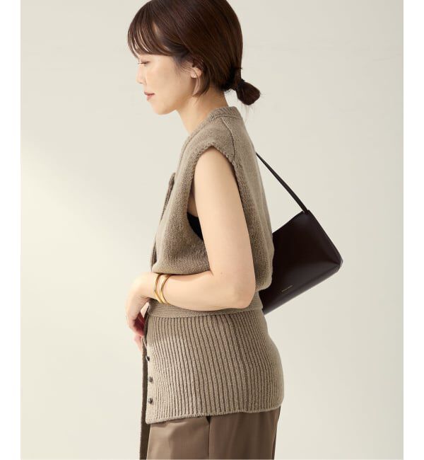 Plage「R&rsquo;IAM ローゲージニットベスト」|ニット・セーター|