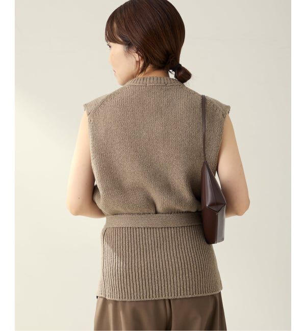 Plage「R&rsquo;IAM ローゲージニットベスト」|ニット・セーター|