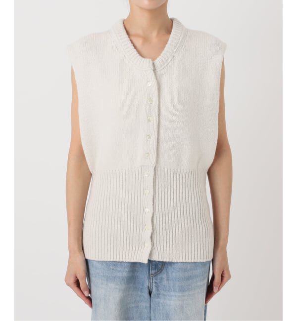 Plage「R&rsquo;IAM ローゲージニットベスト」|ニット・セーター|
