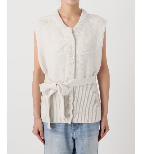 Plage「R&rsquo;IAM ローゲージニットベスト」|ニット・セーター|