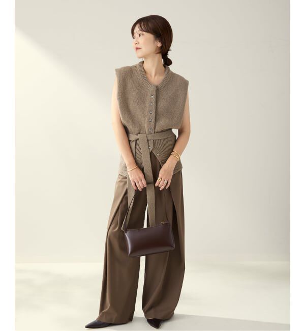 Plage「R&rsquo;IAM ローゲージニットベスト」|ニット・セーター|